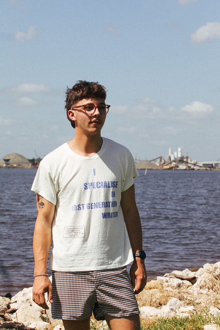 Gonzo Weatherly Lost Generation Tee- White