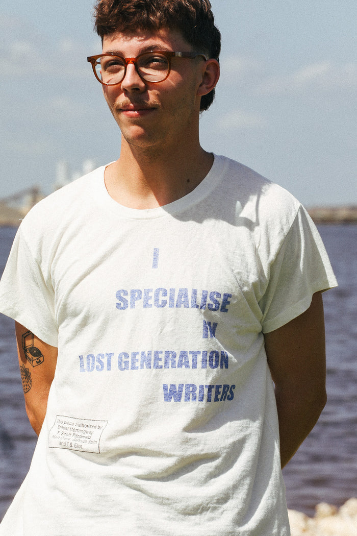 Gonzo Weatherly Lost Generation Tee- White