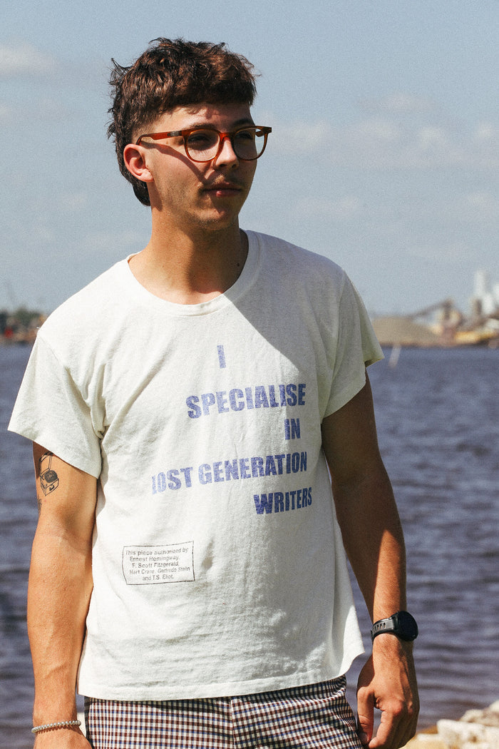 Gonzo Weatherly Lost Generation Tee- White