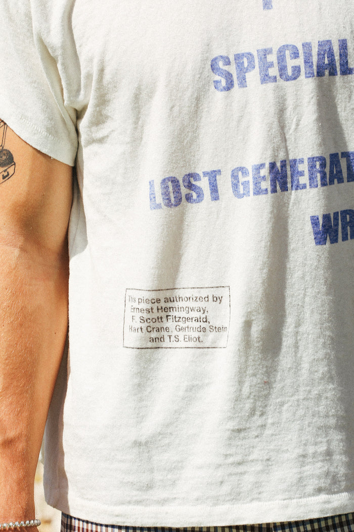 Gonzo Weatherly Lost Generation Tee- White