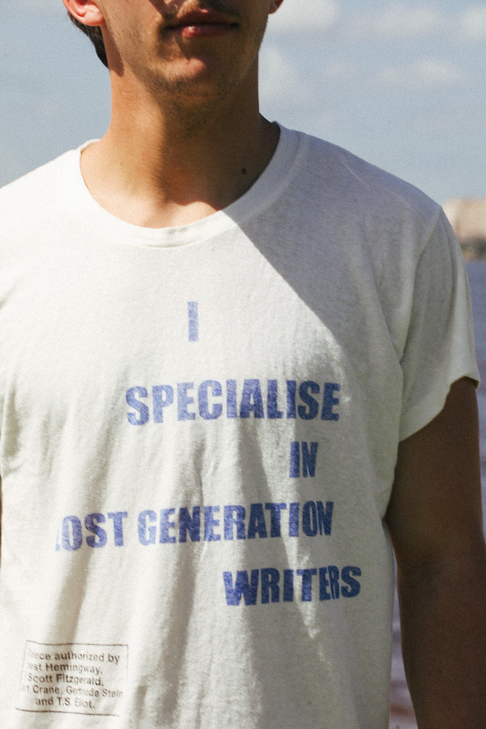 Gonzo Weatherly Lost Generation Tee- White