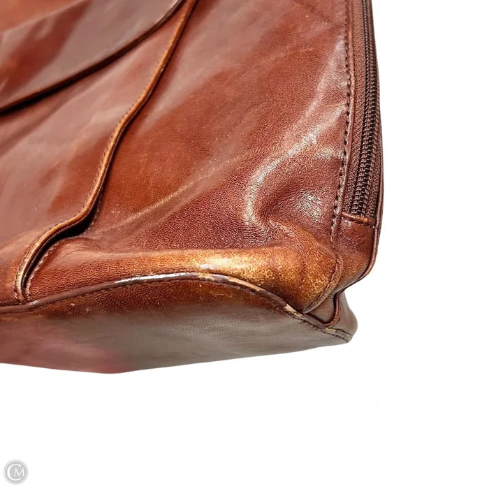 Handbag Leather By Hobo Intl, Size: Large