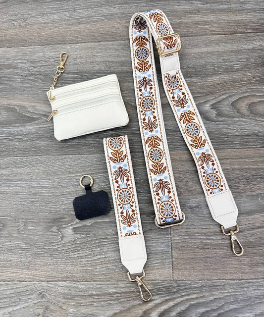 HANDBAG STRAP WITH ZIPPER POUCH PHONE HOLDER WRISTBAND - Premium Accessories from DESHENG ENTERPRISE - Just $19.95! Shop now at Pat's Monograms