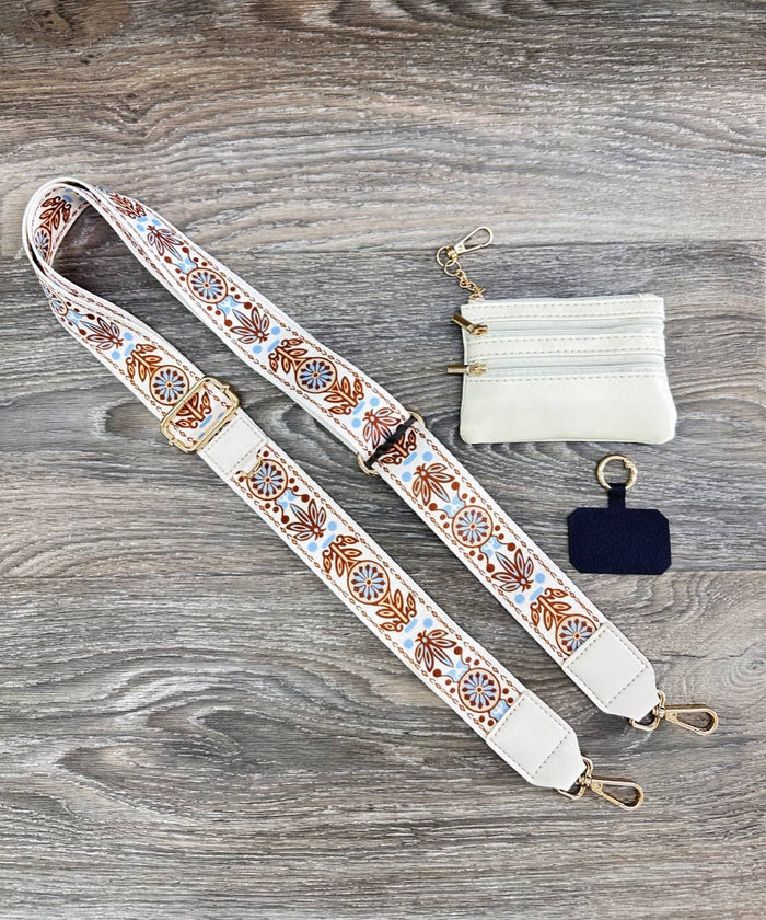 HANDBAG STRAP WITH ZIPPER POUCH PHONE HOLDER WRISTBAND - Premium Accessories from DESHENG ENTERPRISE - Just $19.95! Shop now at Pat's Monograms