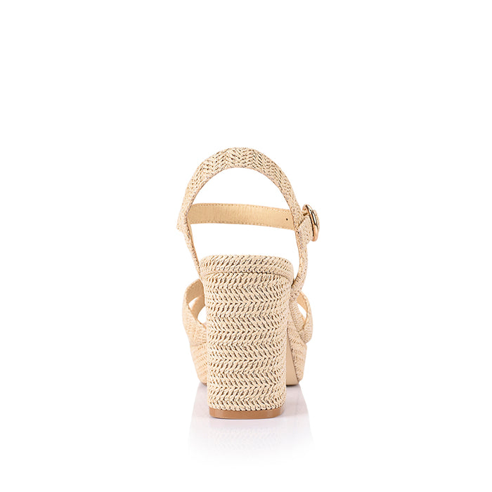 Heppell Platform Heels - Raffia