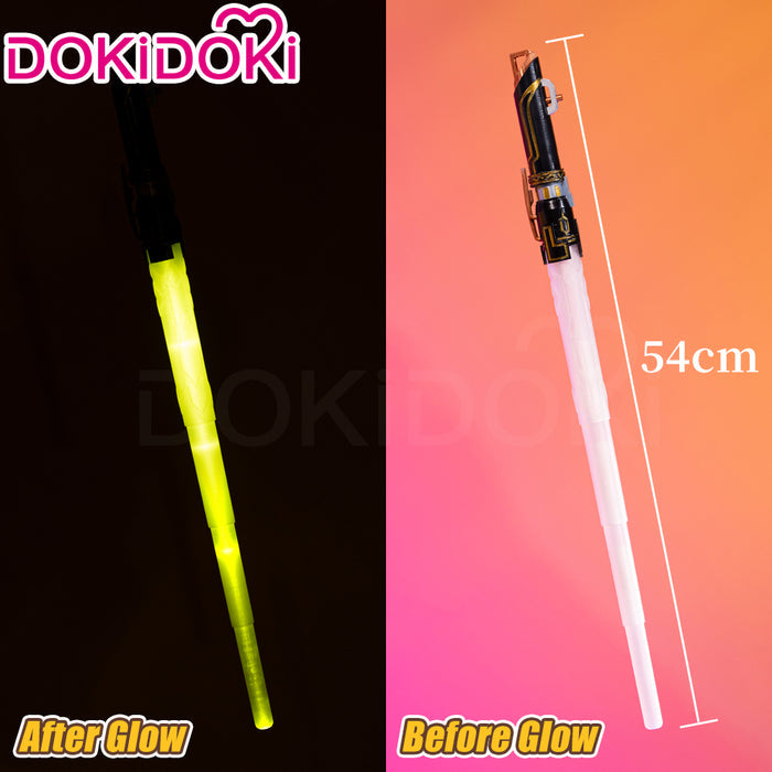 【In Stock】DokiDoki Game Honkai: Star Rail Cosplay Trailblazer Caelus / Stelle Prop Glowing Lightstick Elation Path