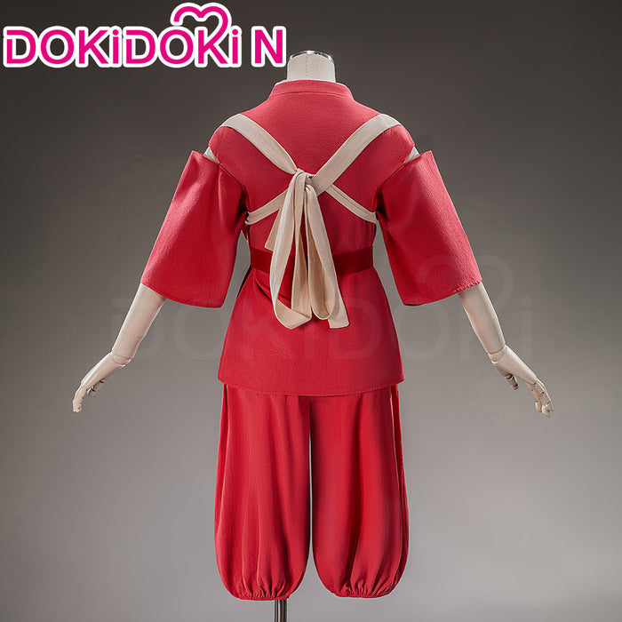 【In Stock】【Size S-2XL】DokiDoki-N Movie Anime Cosplay Costume Pink Outfit Tasuki-bound Kimono Halloween