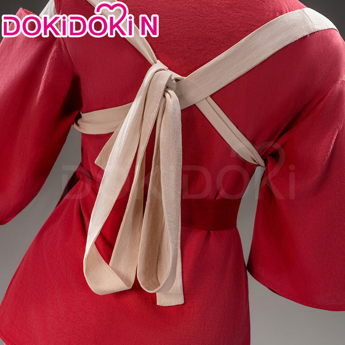 【In Stock】【Size S-2XL】DokiDoki-N Movie Anime Cosplay Costume Pink Outfit Tasuki-bound Kimono Halloween