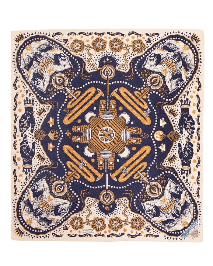 Indigofera Tarot XIII Bandana