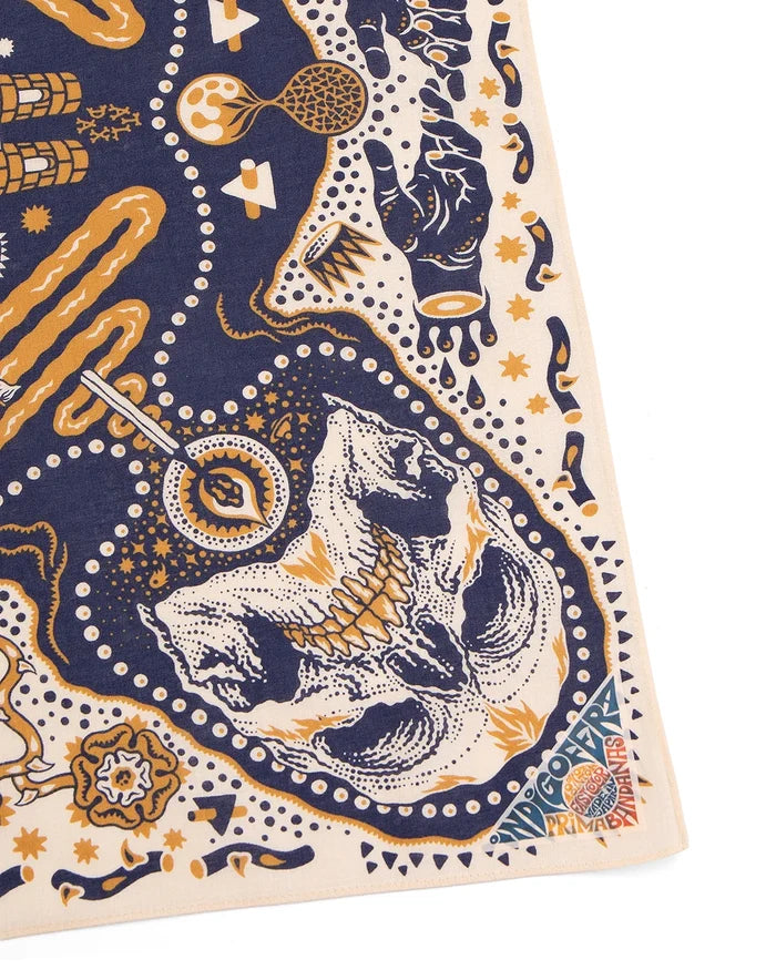 Indigofera Tarot XIII Bandana