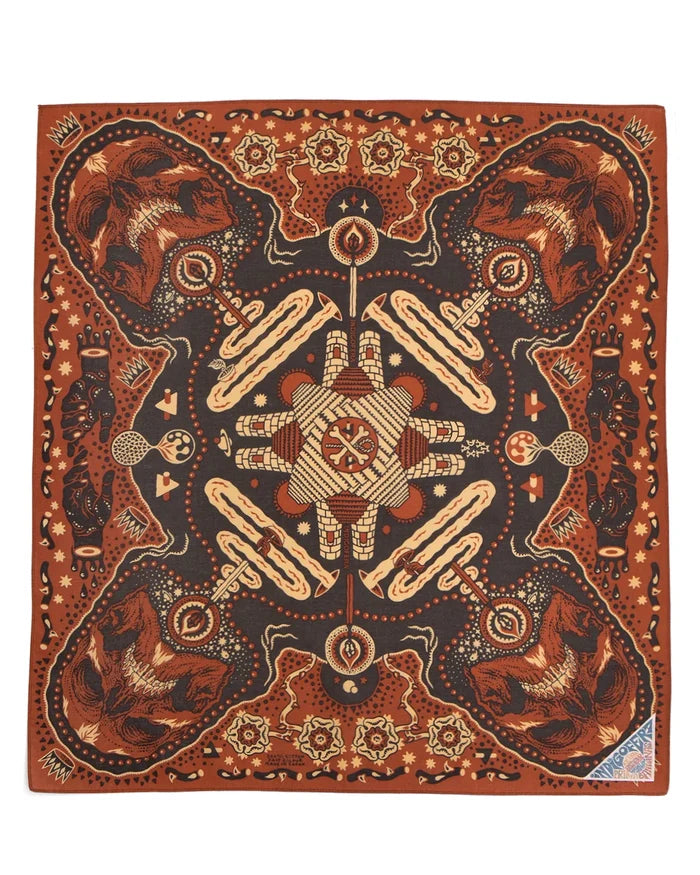 Indigofera Tarot XIII Bandana