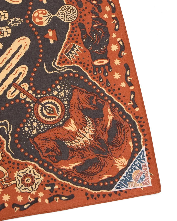 Indigofera Tarot XIII Bandana