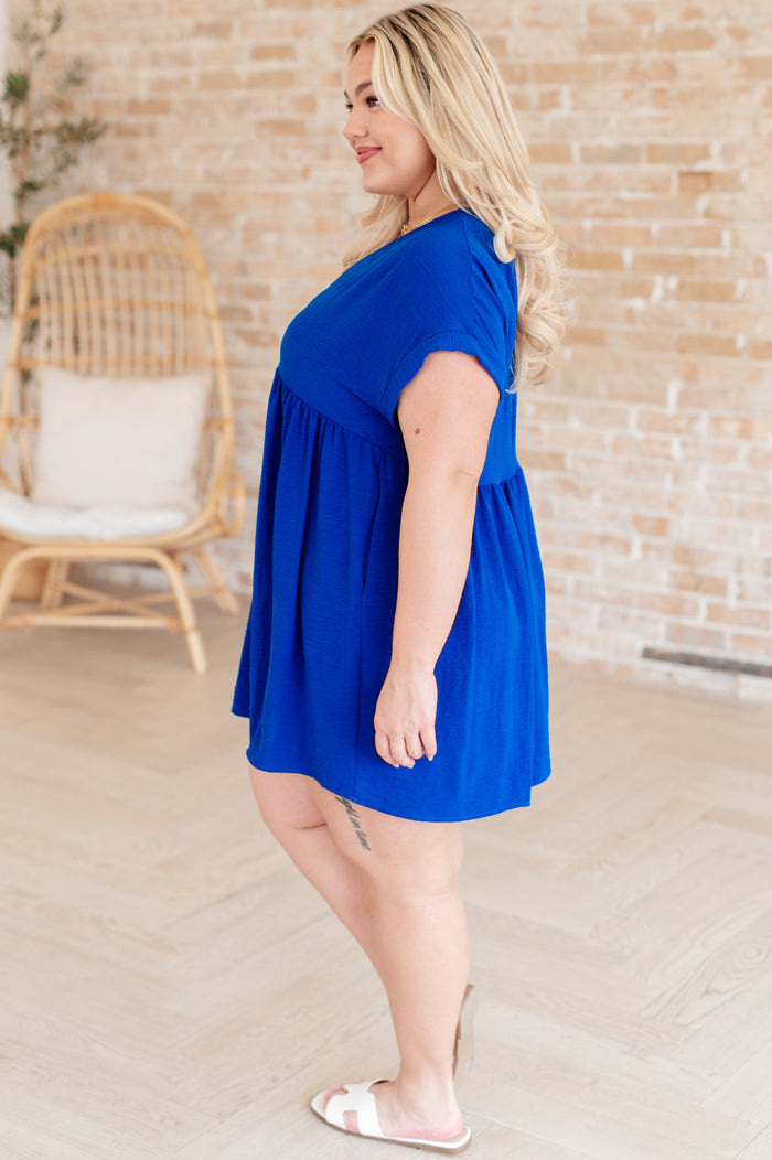 Isn't That Sweet V-Neck Dress Midi Dress Ave Shops- Tilden Co.