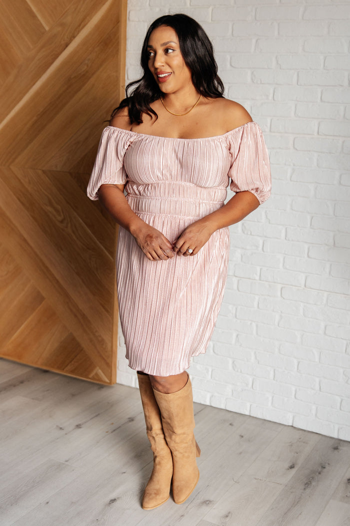 It's For the Aesthetic Balloon Sleeve Dress Knee Length Dress Ave Shops- Tilden Co.