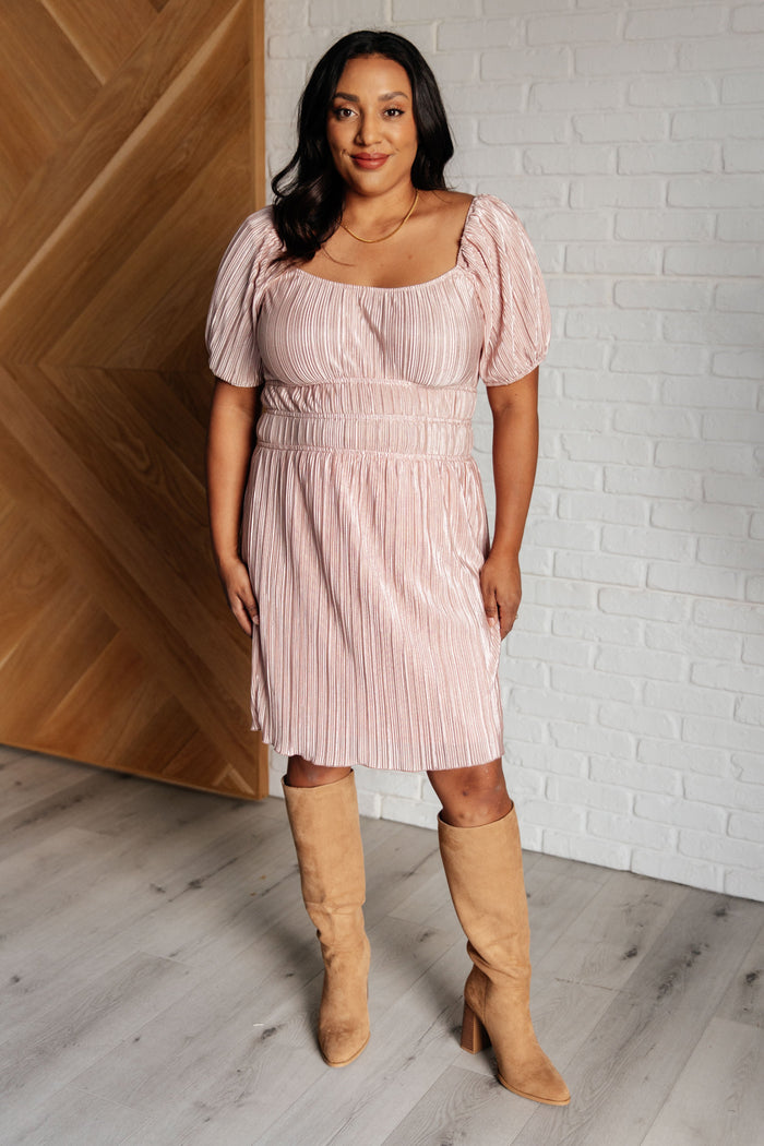 It's For the Aesthetic Balloon Sleeve Dress Knee Length Dress Ave Shops- Tilden Co.