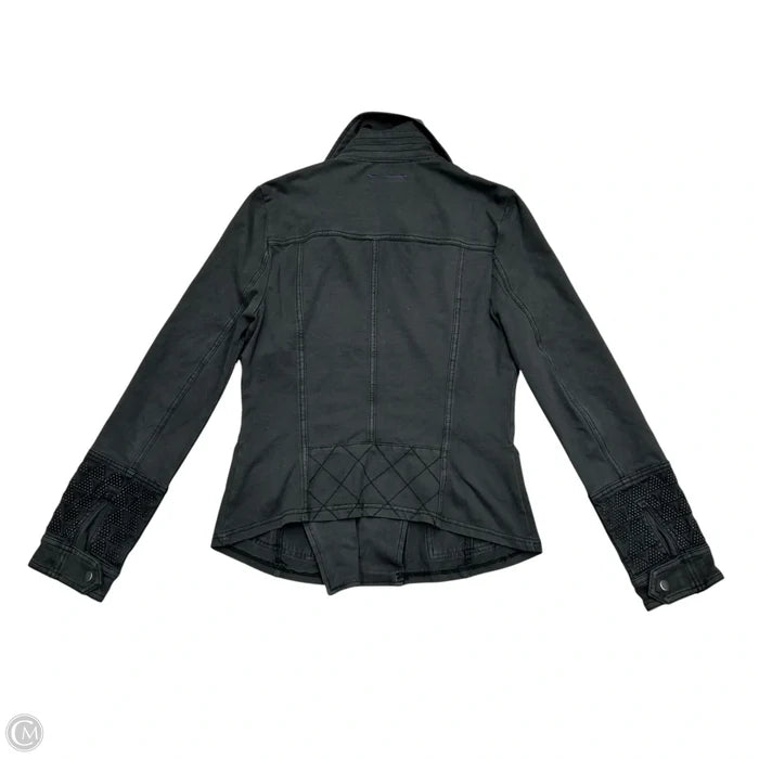 Jacket Moto By Anthropologie In Grey, Size: S