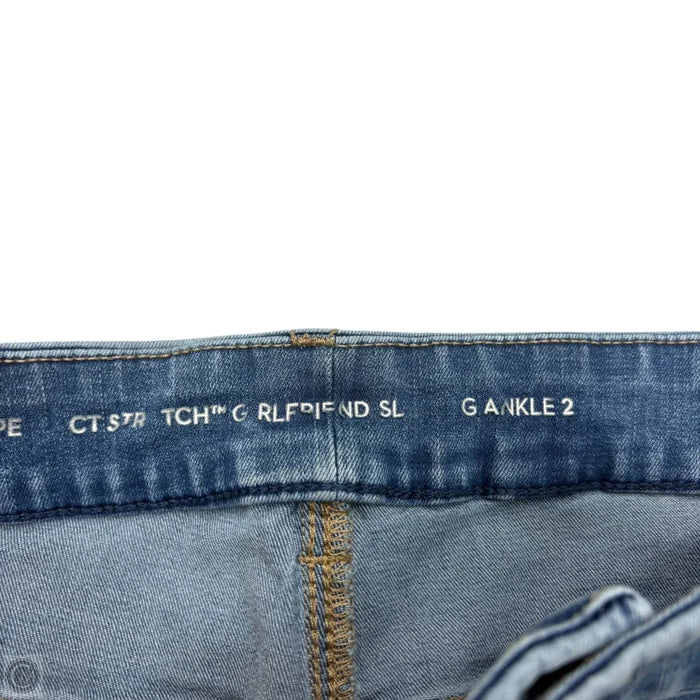 Jeans Skinny By Chicos In Blue Denim, Size: L