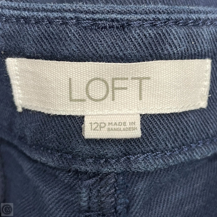 Jeans Wide Leg By Loft In Navy, Size: 12p