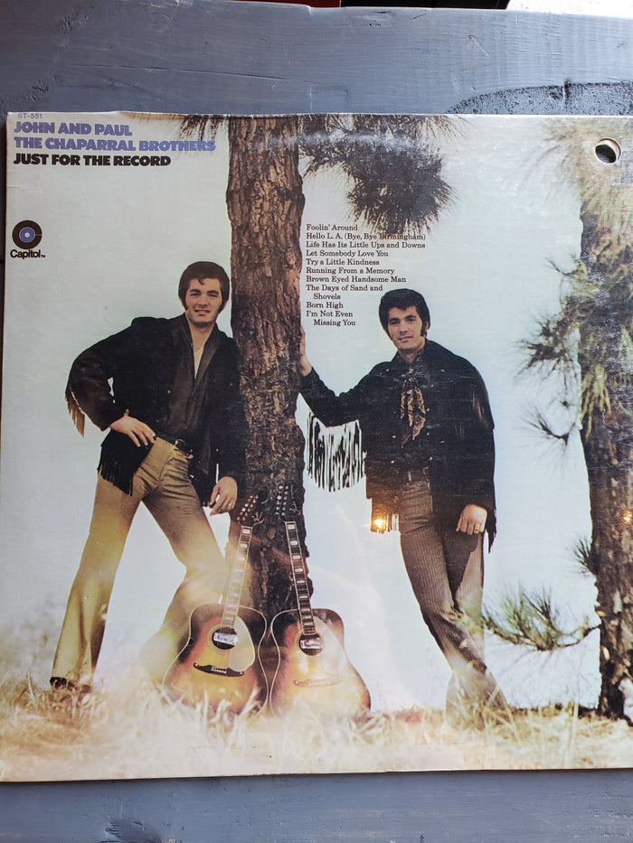 John and Paul, The Chaparral Brothers Just For the Record