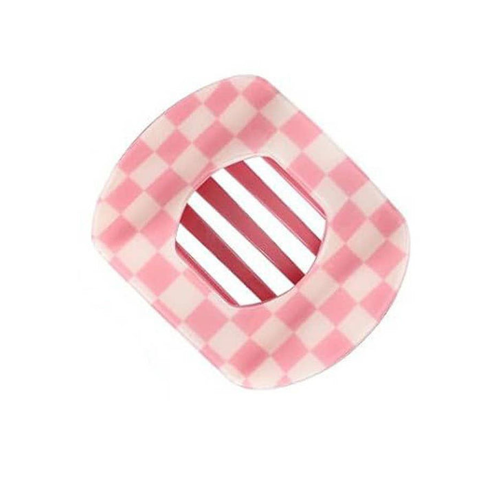 Jumbo Flat Oval Hair Clips Pink Pink Hair Accessory JOSSLYN by wall to wall- Tilden Co.