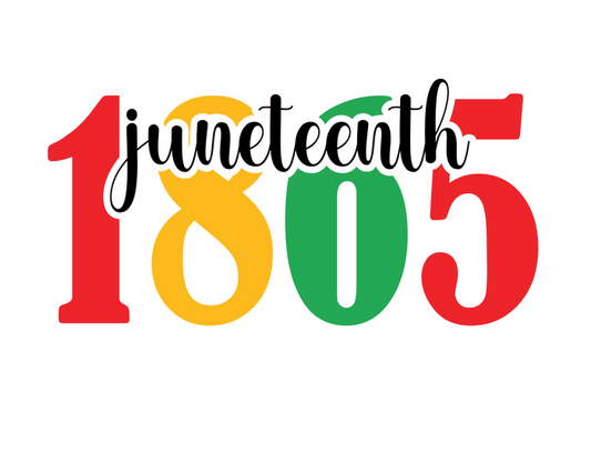 Juneteenth Embroidery Design & 10 ss Rhinestone bling Template