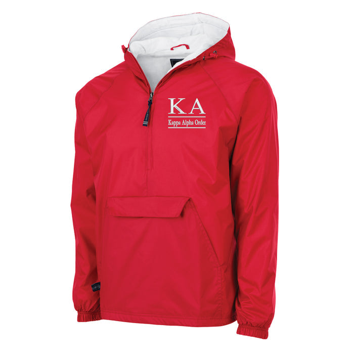 Kappa Alpha Order Flannel Lined Windbreaker