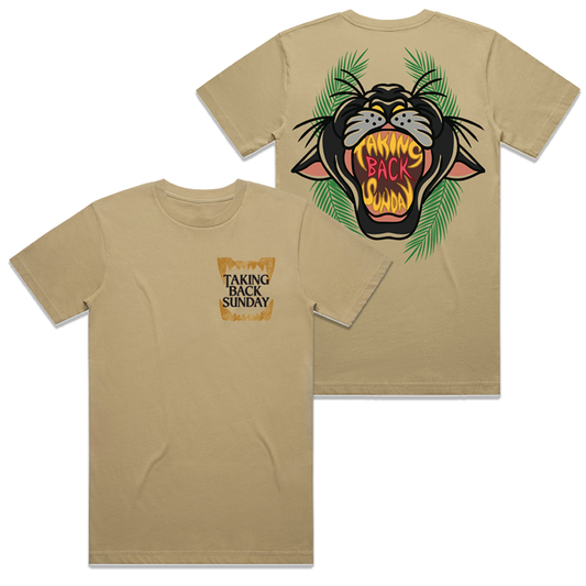 Khaki ’Teeth Panther’ T-Shirt