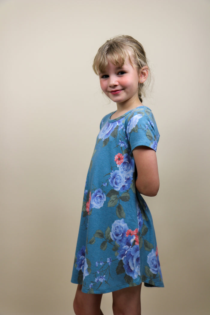 Kids Floral Dress Girl's Dress Chris and Carol- Tilden Co.