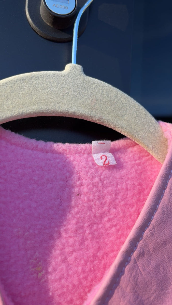 Kids Pink Rodeo Vest - Size 2