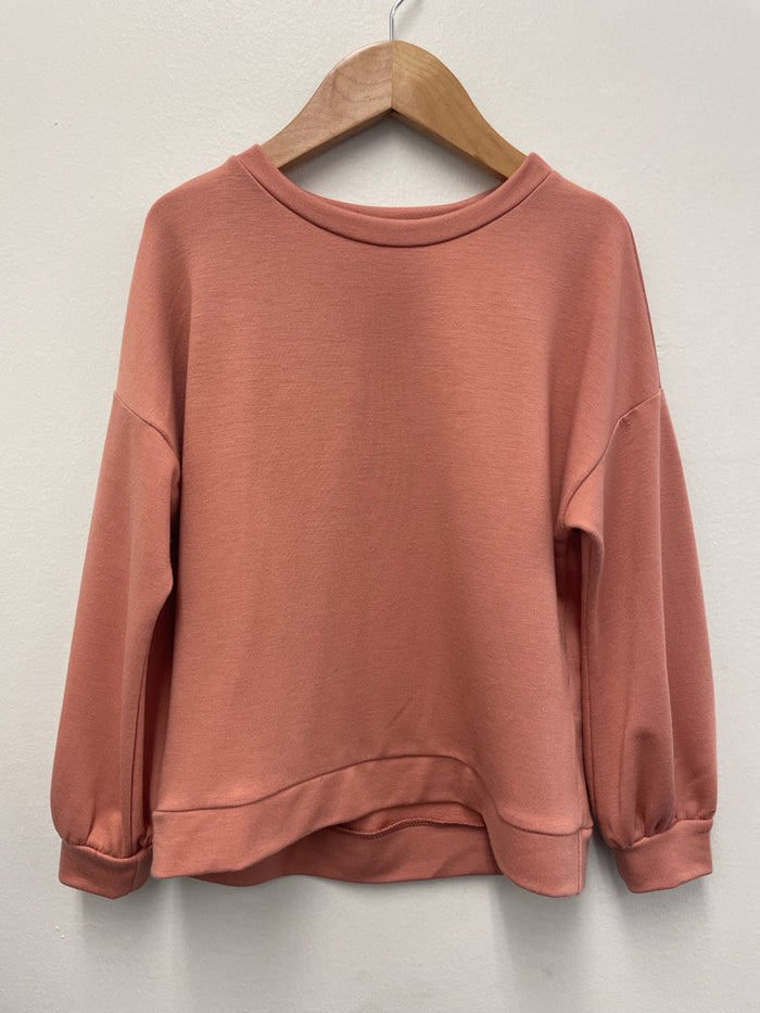 Kids Solid Long Sleeve Top 4/5 / Mauve 4/5 Mauve T-Shirt Chris and Carol- Tilden Co.