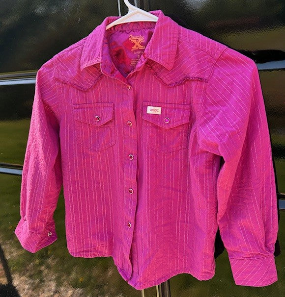 Kid's Twenty X - Pink & Sparkle - Pearl Snap