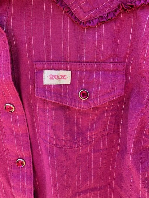 Kid's Twenty X - Pink & Sparkle - Pearl Snap