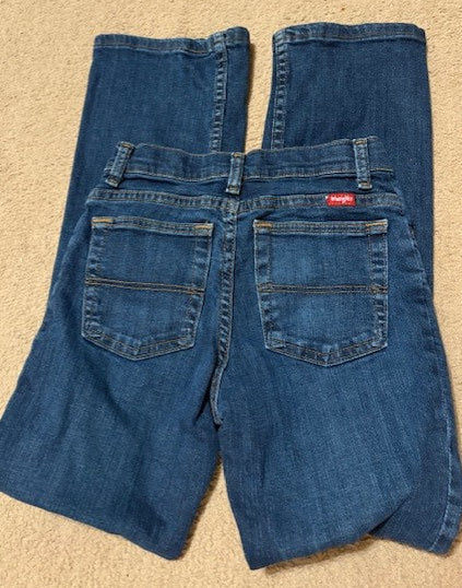 Kid's Wrangler Denim Jeans - 12 Slim - Dark Wash