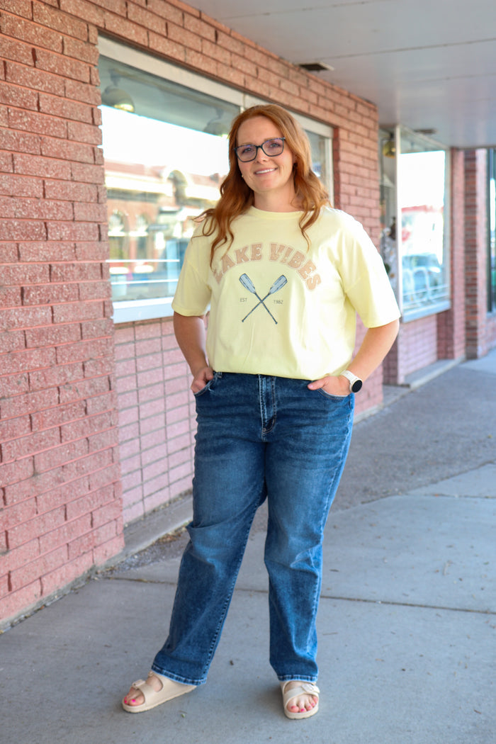 Plus Cuffed Straight Denim Pants Jeans Zenana- Tilden Co.