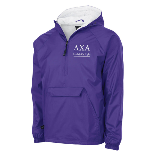 Lambda Chi Alpha Flannel Lined Windbreaker