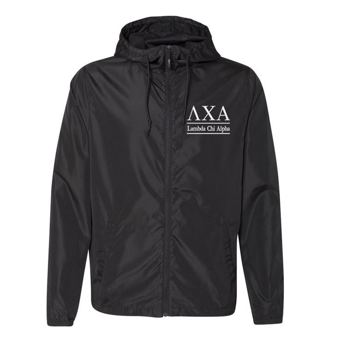 Lambda Chi Alpha Full Zip Windbreaker