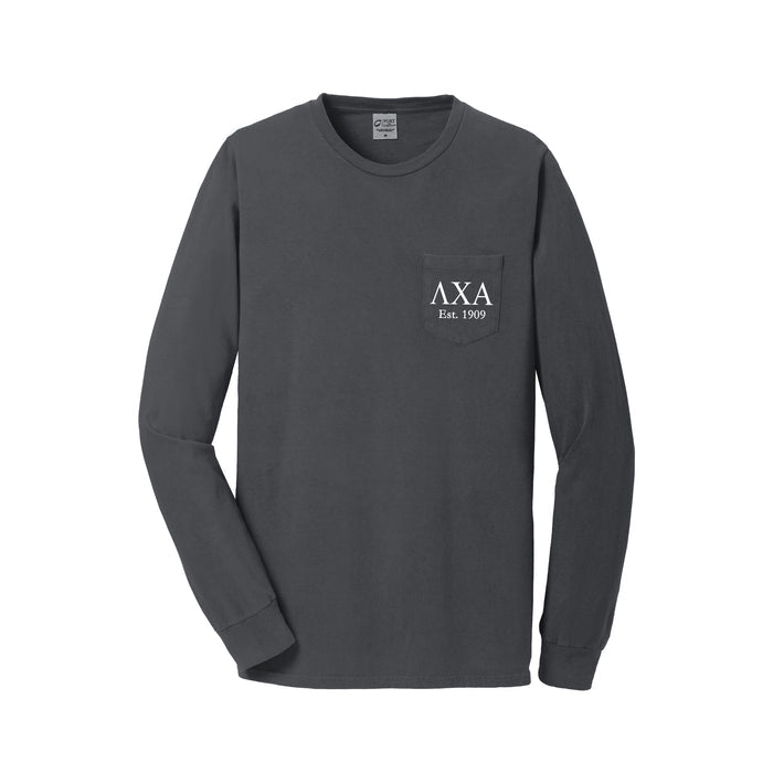 Lambda Chi Alpha Long Sleeve Pocket Tee