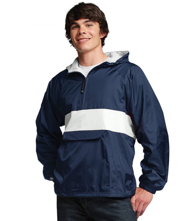 Lambda Chi Alpha Rugby Striped Lined Windbreaker