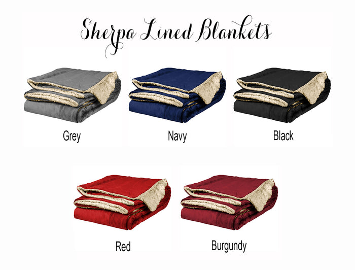 Lambda Chi Alpha Sherpa Lined Blanket