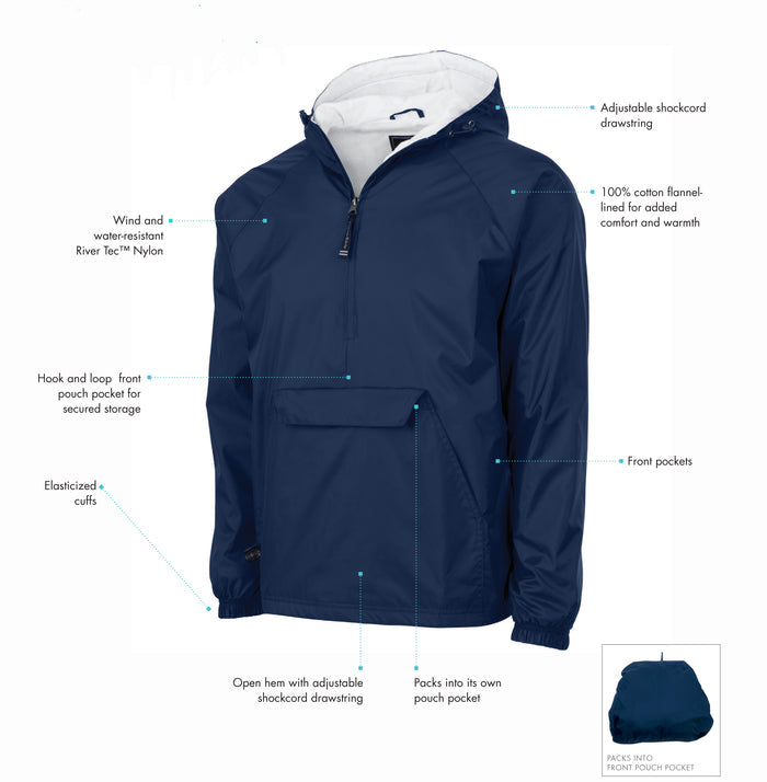 Lambda Phi Epsilon Flannel Lined Windbreaker