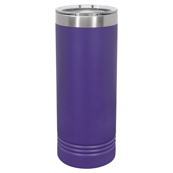 Laser Engraved Skinny Tumbler - 22oz. - Premium drinkware from Polar Camel - Just $17.95! Shop now at Pat's Monograms