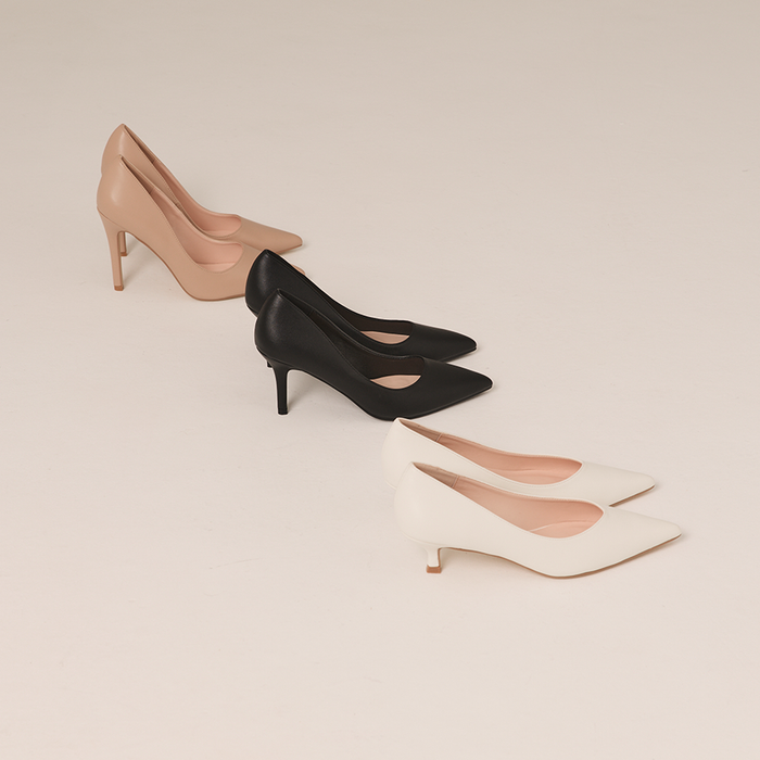Lewis Stiletto Heel Pumps - Beige