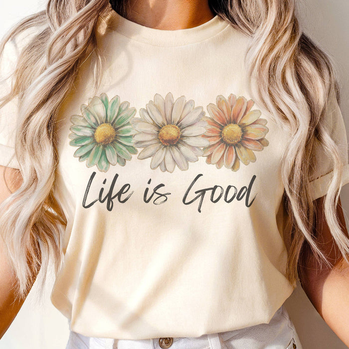 Life is Good Graphic Tee Small Small Par.tees by Party On!- Tilden Co.