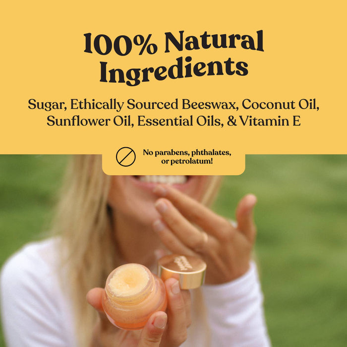 Lip Scrub, Cinnamint Lip Scrub Poppy & Pout- Tilden Co.