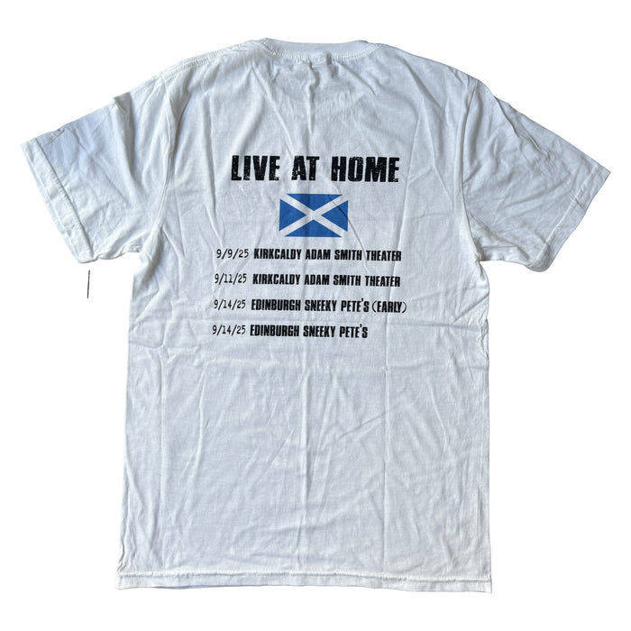 Live At Home Tour 2025 White T Shirt