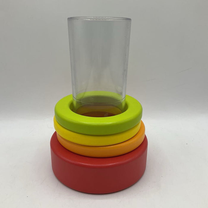 Lovevery Wooden Colorful Ring Stacker