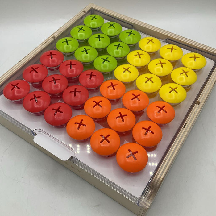 Lovevery Wooden Mosaic Button Board