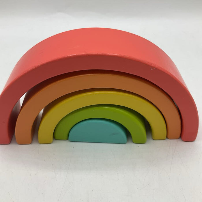 Lovevery Wooden Rainbow Circles Puzzle