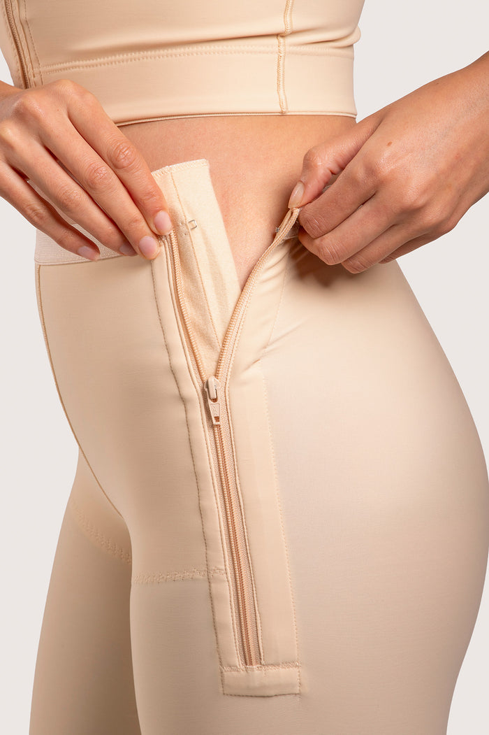 Low Waist Ankle Length Girdle w/Zippers (GR15)