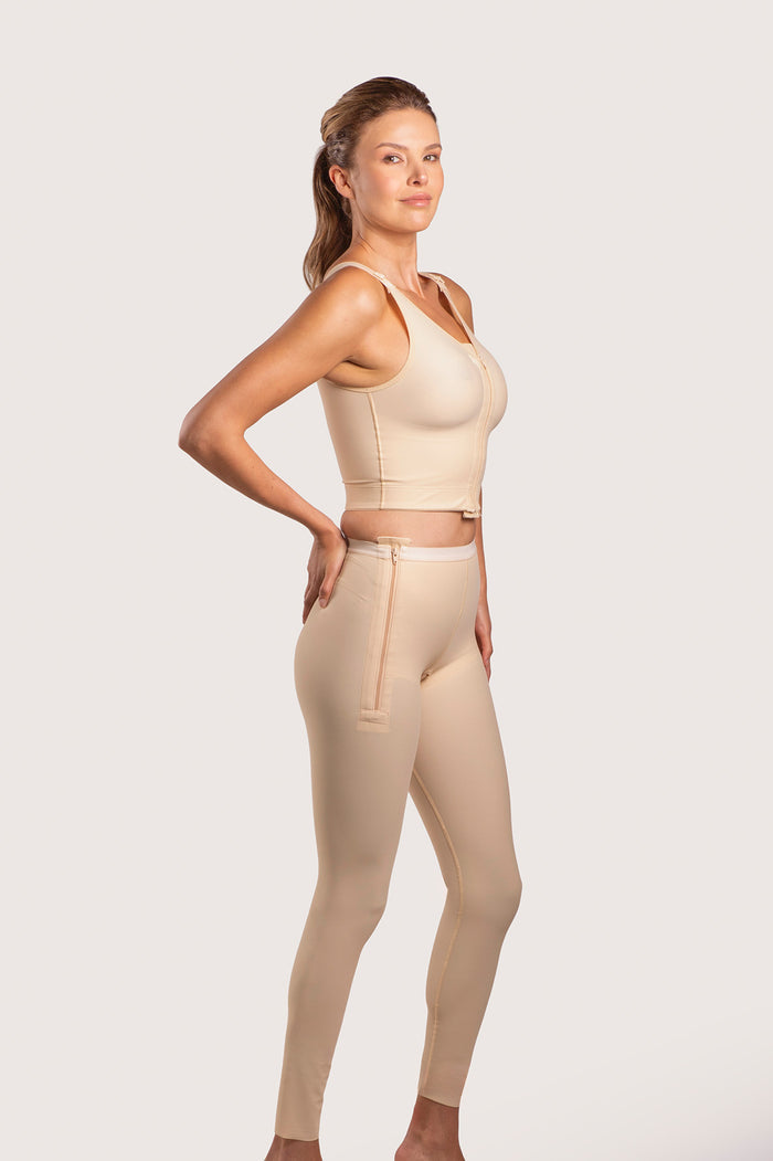 Low Waist Ankle Length Girdle w/Zippers (GR15)